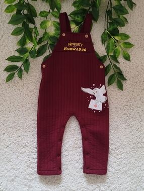 Baby Boy Hogwarts Quilted Overalls (18-24 Months)